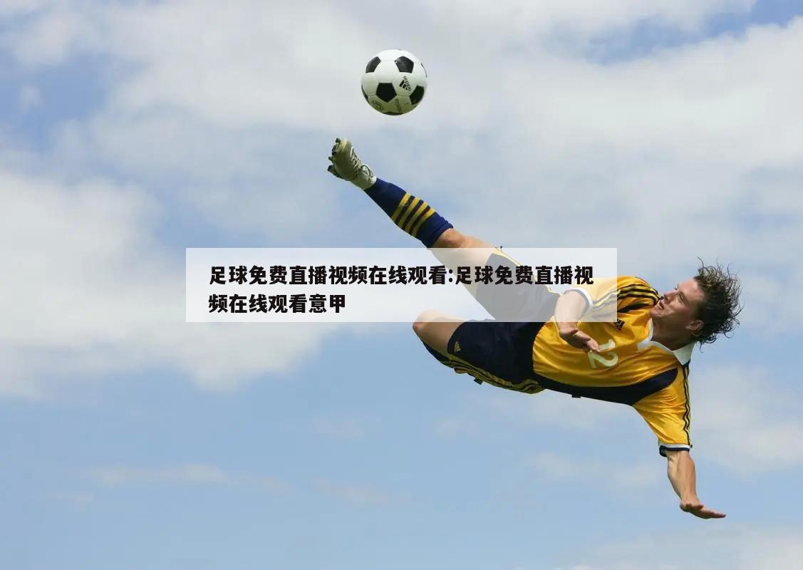 足球免费直播视频在线观看:足球免费直播视频在线观看意甲